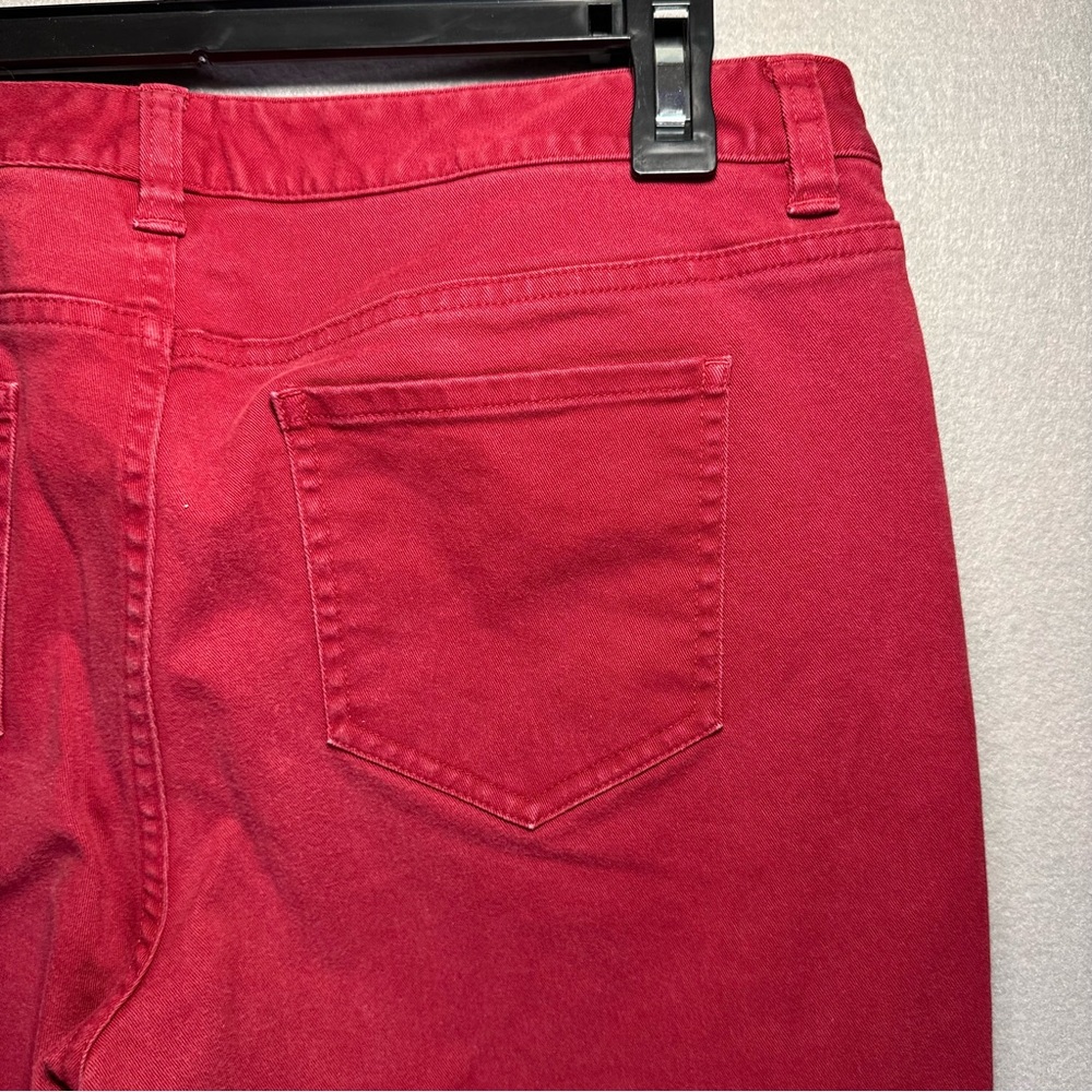 Brooks Brothers Women’s Natalie Fit 346 Chino Pants Size 6 Red/Burgundy 32x29 - Picture 9 of 13